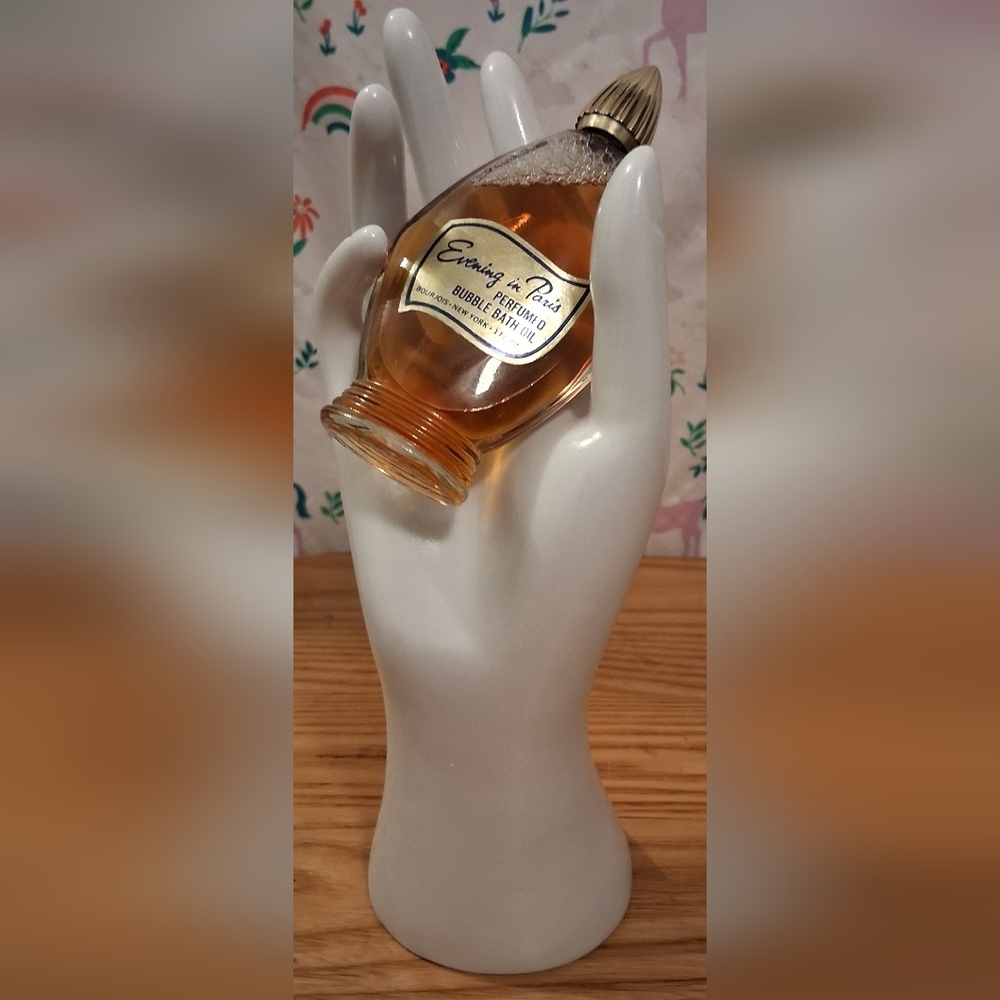 NIB RARE Vintage 1940s Bourjois Evening In Paris Perfumed Bubble Bath Skin Oil